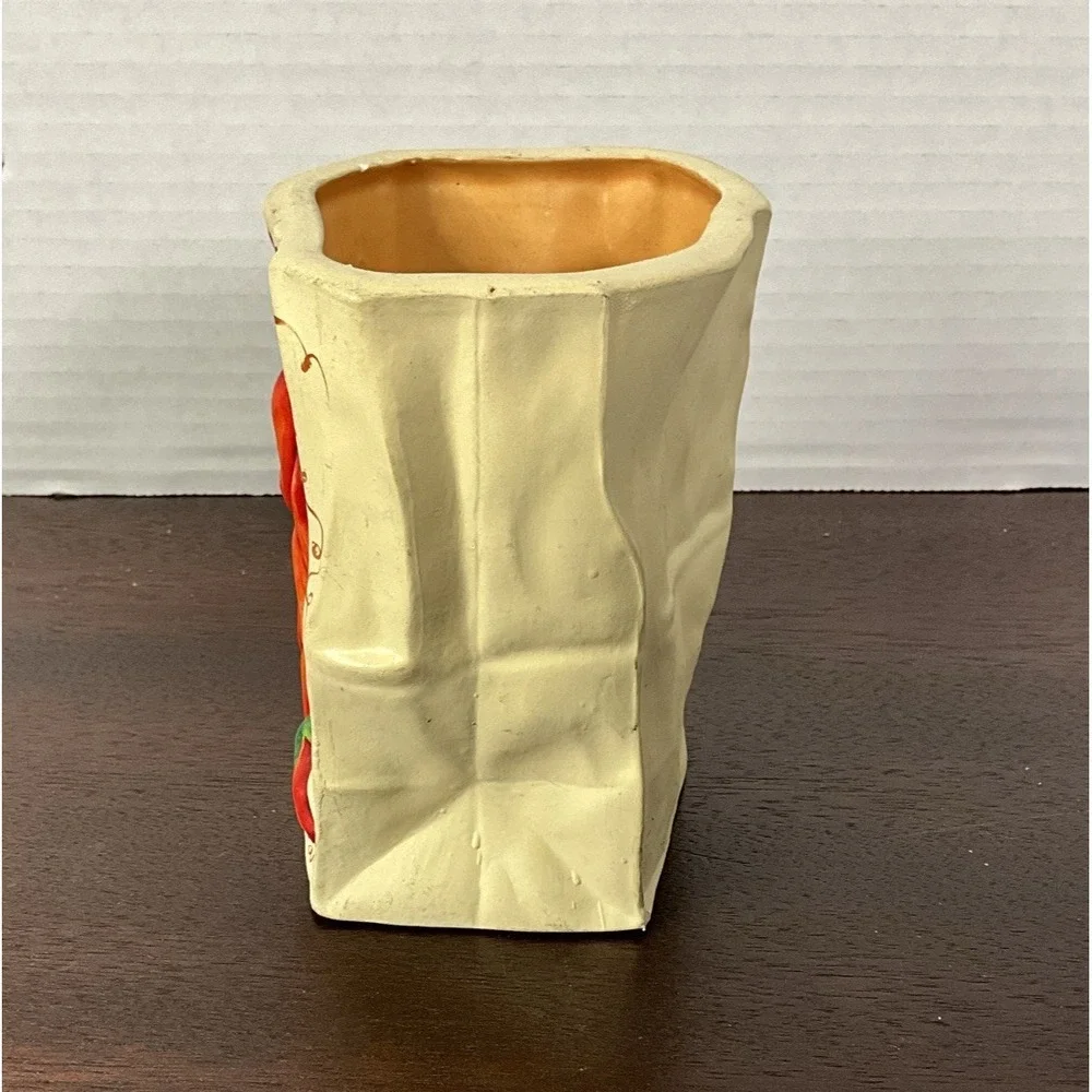 Sandstone Creations Ceramic‎ Chili Pepper Paper Bag Luminary Tea Light Votive